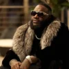 Rick Ross SuperFly Black Fur Coat front.webp