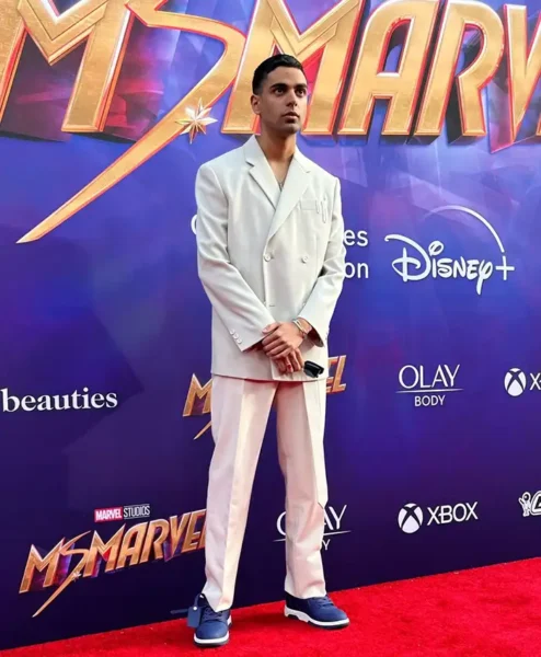 Rish Shah Ms. Marvel Event White Pea Coat right.webp