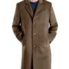 Robbing Mussolini Pietro Castellitto Brown Coat front shoot.webp