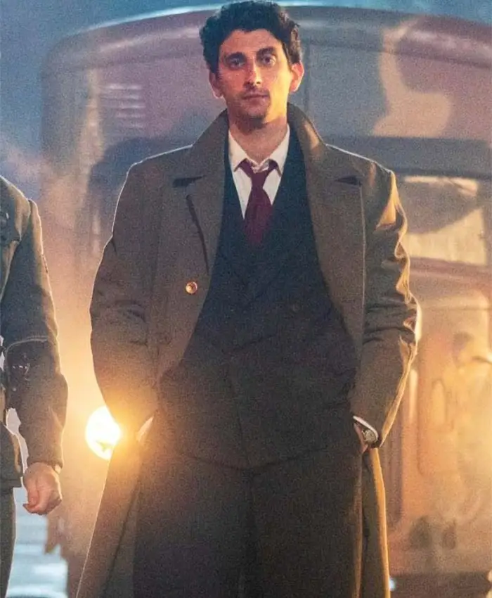 Robbing Mussolini Pietro Castellitto Brown Coat front.webp