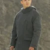 Ryan McParland Halo Adun Grey Hooded Coat.webp