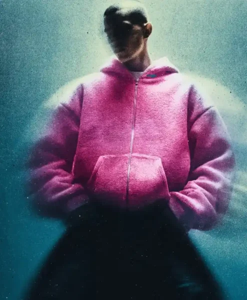 SKYLRK x Justin Bieber Pink Hooded Jacket