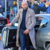 Samuel Jackson John Shaft Grey Long Coat front.webp