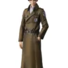 Shop Attack On Titan S03 Eren Jaeger Green Trench Coat.webp
