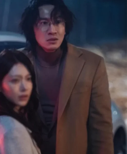 Shop Lee Kwang Soo Karma S01 Brown Coat.webp