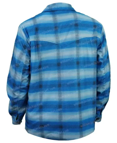 Shop Yellowstone Moses Brings Plenty S04 Blue Wool Coat.webp