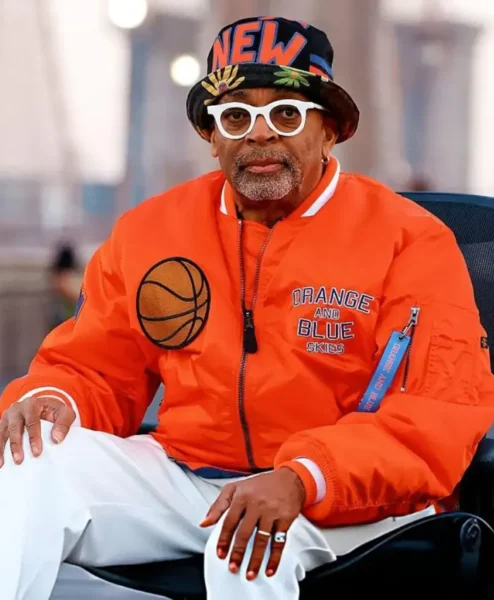 Spike Lee Basketball Finals 2026 Orange Knicks Jacket For Sale