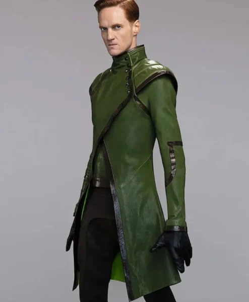 Stargirl Henry King Brainwave Green Leather Coat left.webp