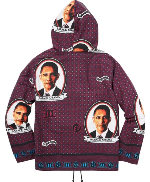 Supreme x Barack Obama Hooded Anorak Jacket
