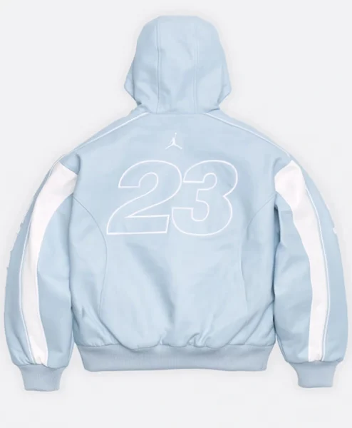 Supreme x Jordan Light Blue Hooded Jacket