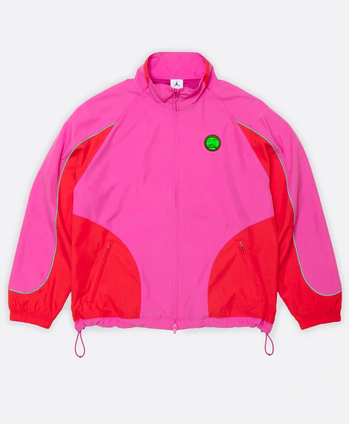 Supreme x Jordan Track Pink Jacket