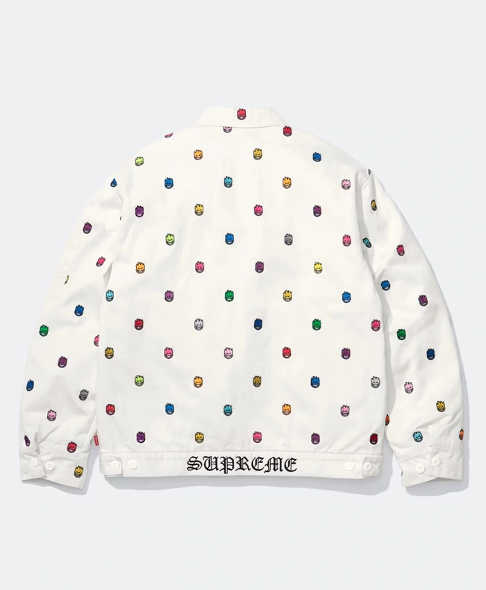 Supreme x Spitfire White Work Jacket
