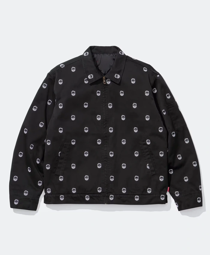 Supreme x Spitfire Work Black Jacket
