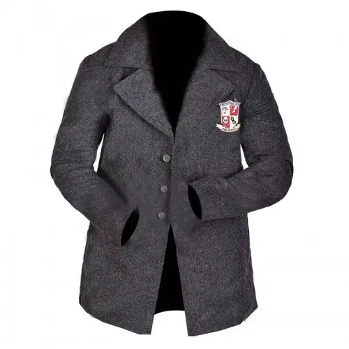 TV Series The Umbrella Academy Season 01 Episode 02 School Uniform Wool Grey Coat.webp