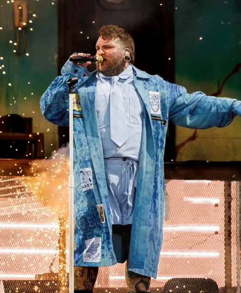 Teddy Swims 2026 Coachella Blue Coat.webp
