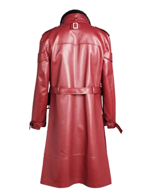 Terry Bogard King Of Fighters Brown Leather Jacket back.webp