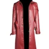 Terry Bogard King Of Fighters Brown Leather Jacket sale.webp
