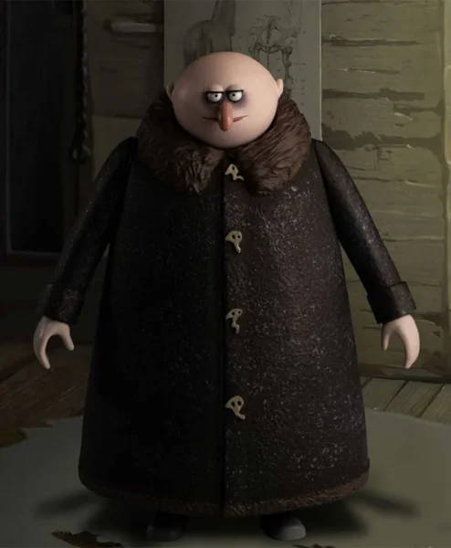 The Addams Family 2 Uncle Fester Trench Coat front.webp