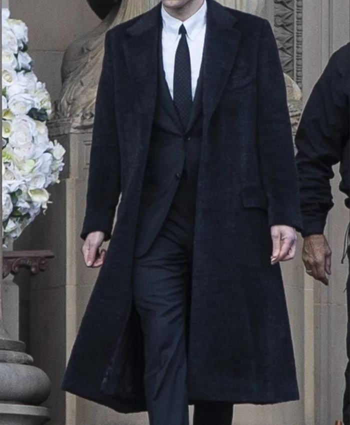 The Batman 2022 Bruce Wayne Trench Coat closeup.webp