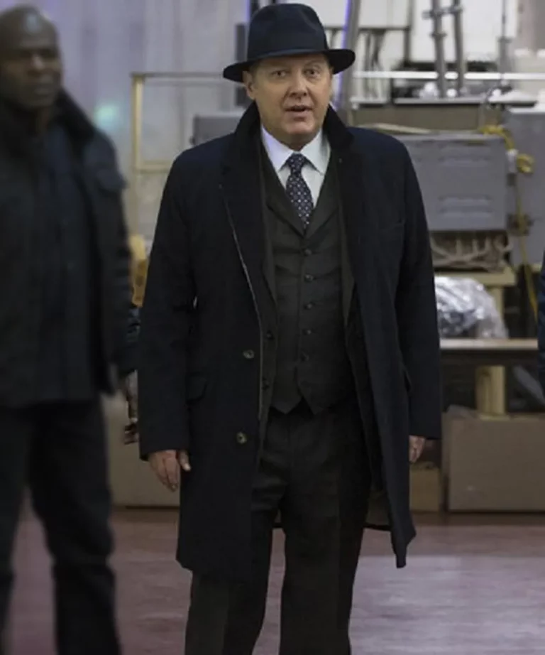 The Blacklist Raymond Reddington Wool Black Coat.webp
