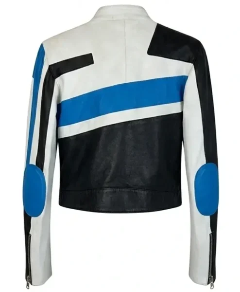 The Dolce and Gabbana Blue Motorcycle Jacket