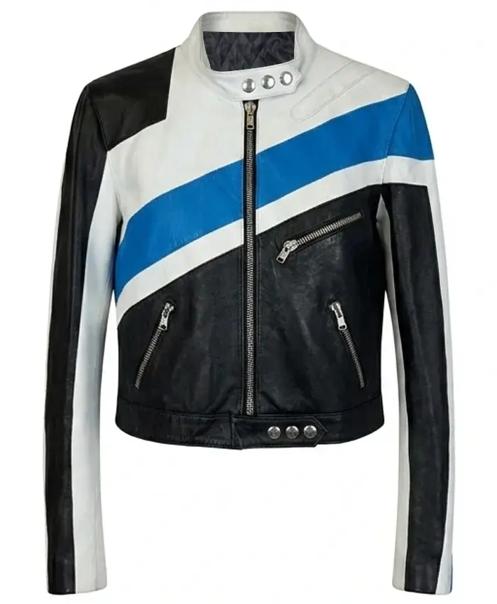 The Dolce and Gabbana Motorcycle Blue Jacket