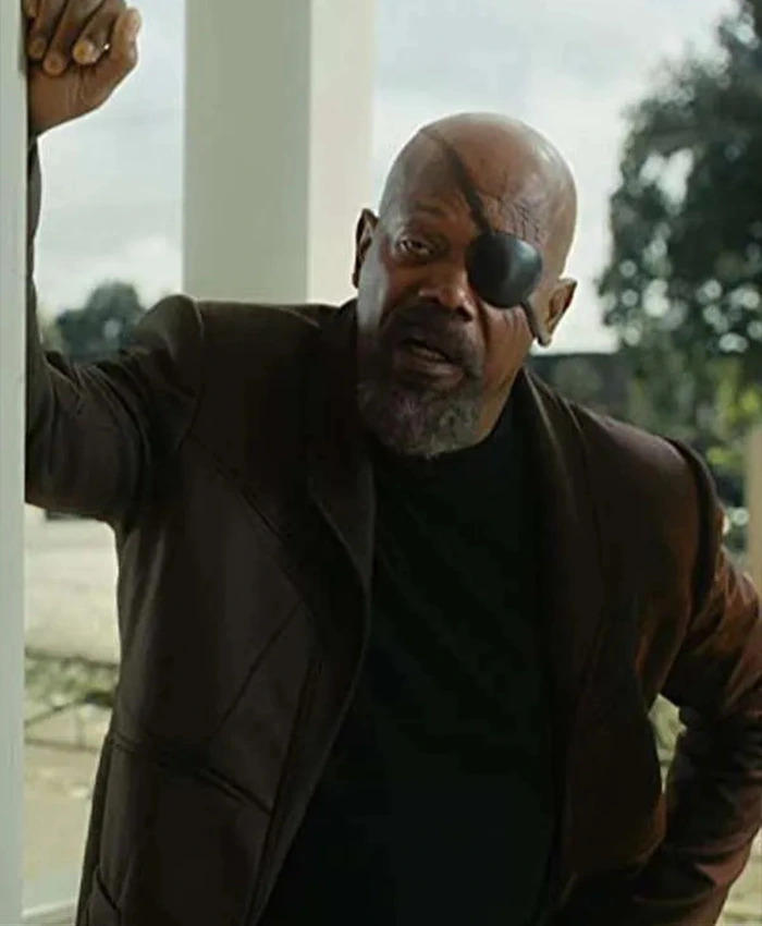 The Marvels 2023 Samuel L. Jackson Brown Coat right.webp