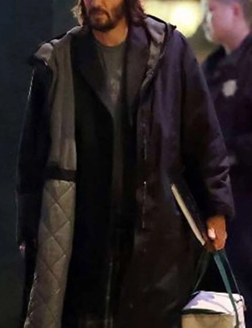 The Matrix Keanu Reeves Neo Cotton Hooded Long Coat.webp