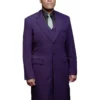 The Matrix Morpheus Long Purple Trench Coat.webp