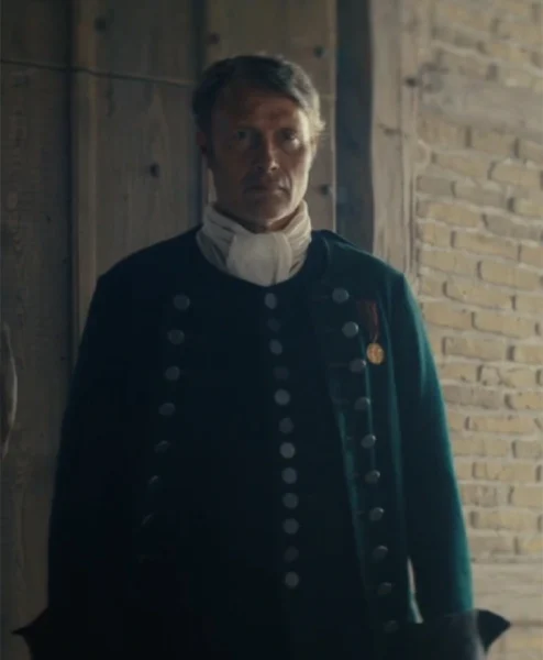 The Promised Land Mads Mikkelsen Green Coat front.webp