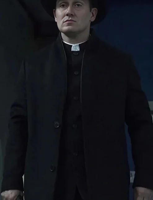 The Punisher John Pilgrim Black Long Coat.webp