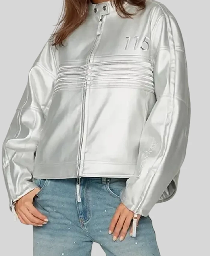 The Racer Chrome Silver Jacket