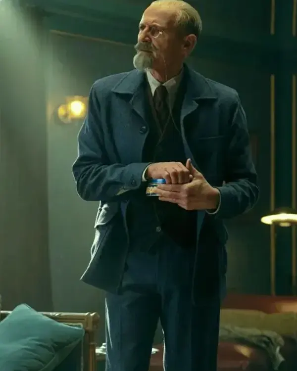 The Umbrella Academy Reginald Hargreeves Blue Coat.webp