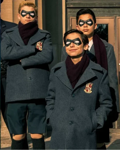 The Umbrella Academy School Uniform Wool Grey Coat.webp