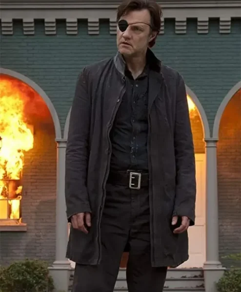 The Walking Dead The Governor Dark Grey Coat front.webp