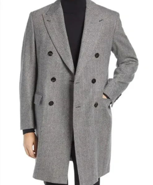 The Young and The Restless Adam Newman Grey Coat On Sale.webp