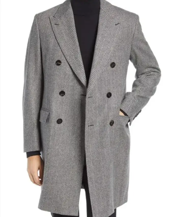 The Young and The Restless Adam Newman Grey Coat On Sale.webp