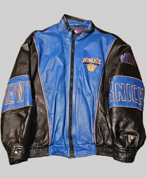 Timothee Chalamet Leather New York Knicks Jacket