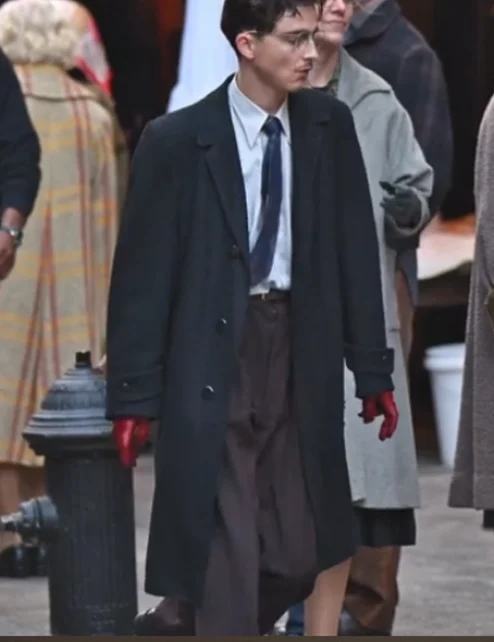 Timothee Chalamet Marty Supreme Blue Coat.webp