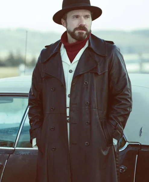 Todd Mann Fargo Wayne Kitchen Trench Coat front.webp