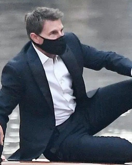 Tom Cruise Mission Impossible 7 Black Blazer Coat.webp