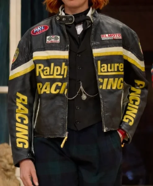 Tom Holland Ralph Lauren Leather Racing Jacket