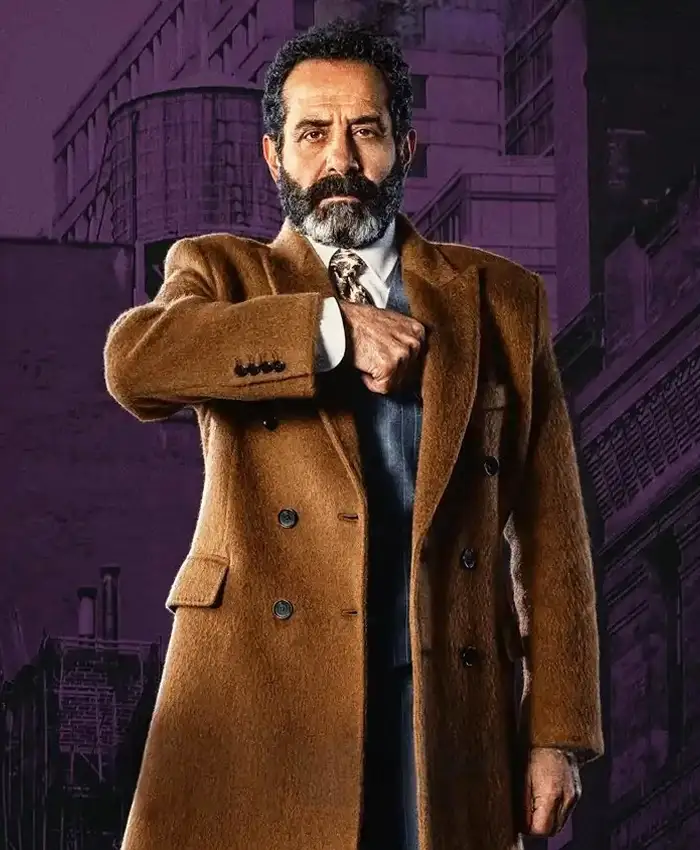 Tony Shalhoub Play Dirty Brown Coat.webp