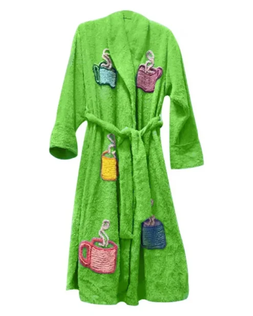 Tyler Durden Fight Club Bath Robe Green.webp