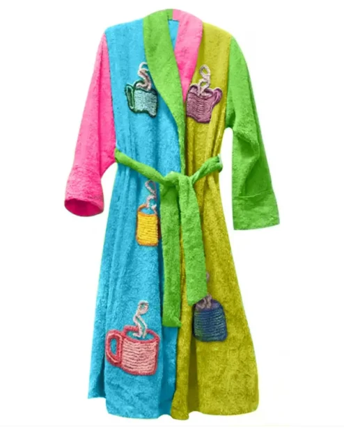 Tyler Durden Fight Club Bath Robe Multicolor Front.webp