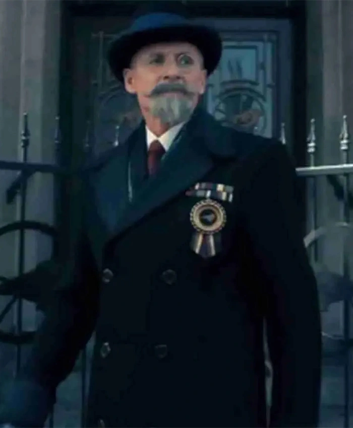 Umbrella Academy S03 Reginald Hargreeves Double Breasted Coat left.webp