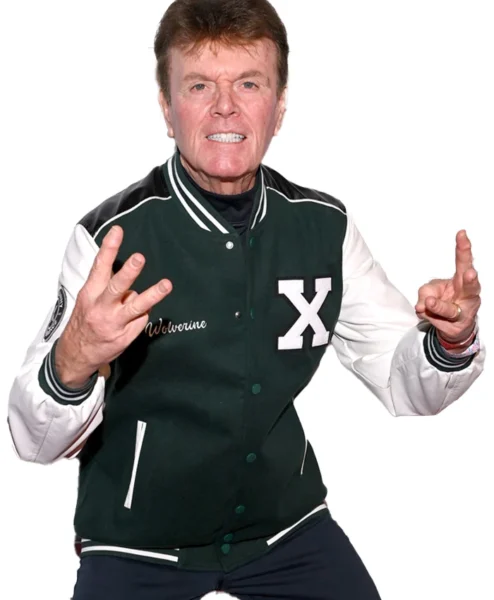 WOLVERINE Cal Dodd X Men 97 Green Letterman Jacket