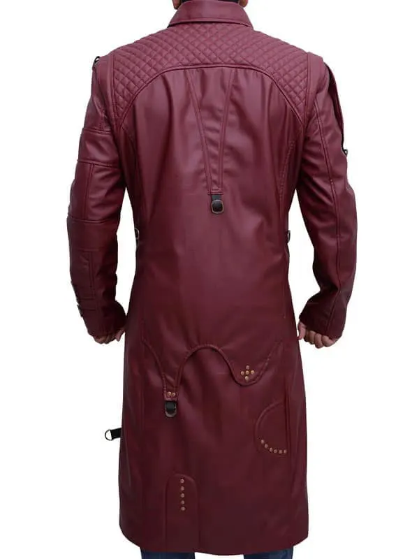 What If Yondu Udonta Maroon Leather Coat for sale.webp