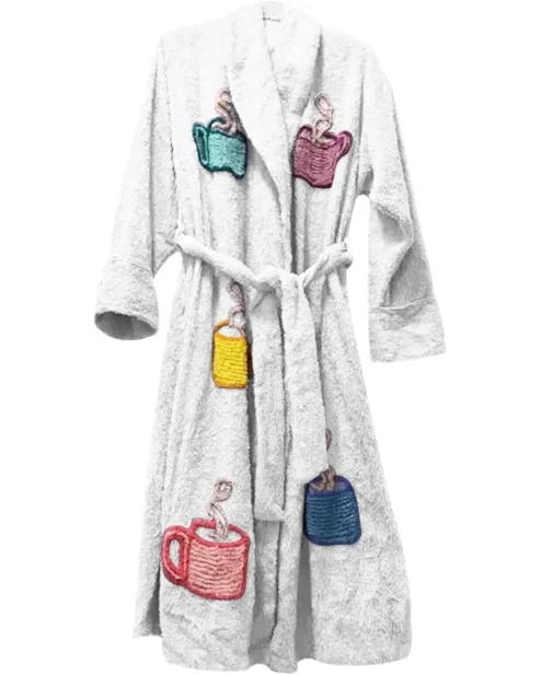 White Tyler Durden Fight Club Bath Robe.webp