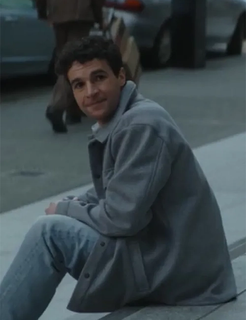 Wolf Man Christopher Abbott Grey Wool Coat.webp